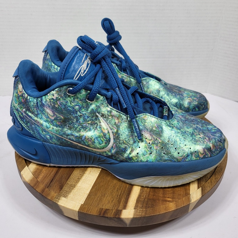 Nike LeBron 21 Abalone Industrial Blue Mens Basketball Shoes FN0708-400 Size 7.5